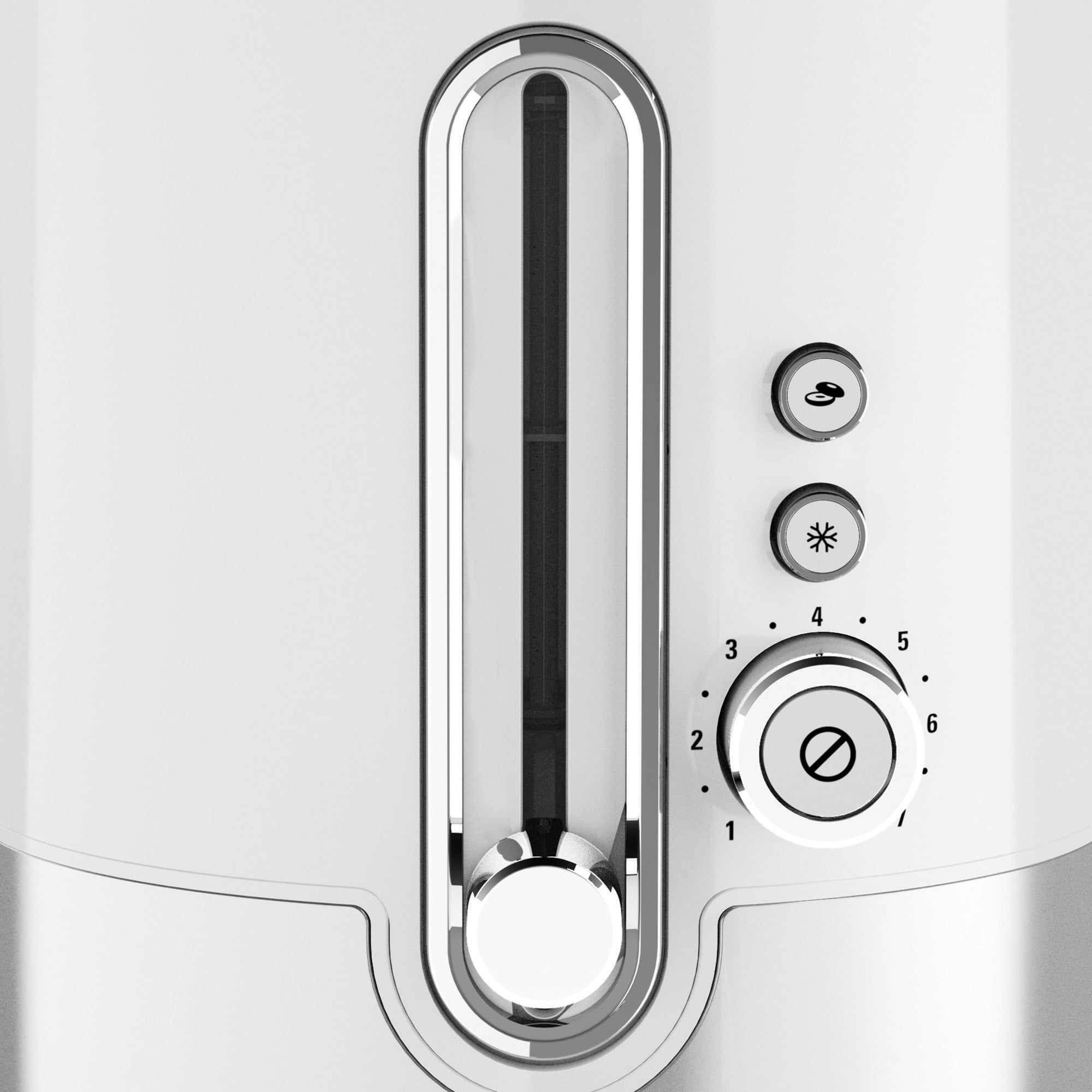 BLACK+DECKER 2-Slice Extra-Wide Slot Toaster, White, TR2200WSD