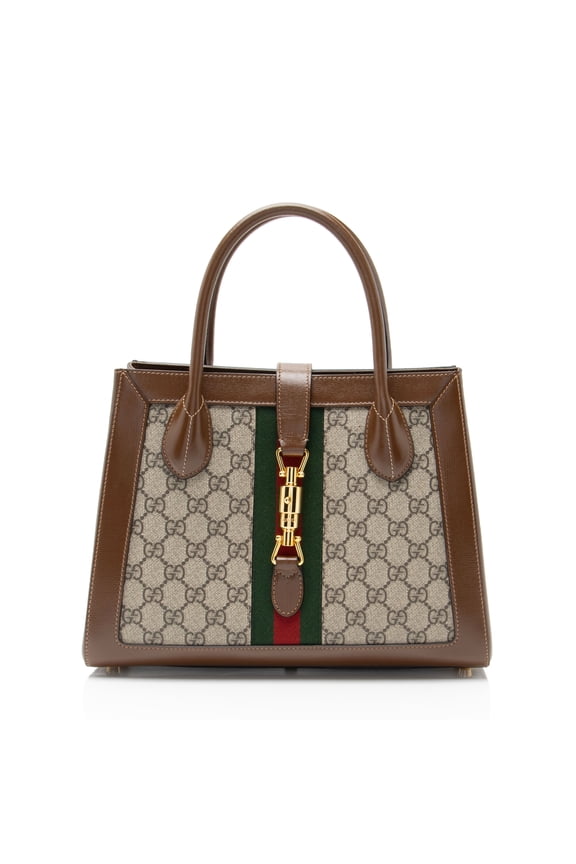 Pre-Owned Gucci GG Supreme Jackie 1961 Medium Tote