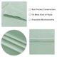 thumbnail image 4 of Cortinas opacas para dormitorio - Aislamiento térmico con bolsillo para barra, para sala de estar (2 paneles, 42 x 54 pulgadas, verde pálido), 4 of 6
