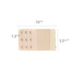 thumbnail image 3 of INSPIRE CHIC Women's Elastic Bra Hook Extensions 3 Rows 2 Pcs Black 1 and Skin Color, 3 of 5