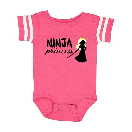 

Inktastic Ninja Princess-blond silhouette Gift Baby Girl Bodysuit