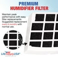 thumbnail image 2 of Humidifier Filters Compatible with Protec DynaFilter K14-3W CVS 4100 Vicks V400 Kaz Health Cool Mist Humidifiers by LifeSupplyUSA, 2 of 5