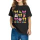 thumbnail image 1 of Fiudx Camiseta para Niños, Suave Tela de Polispandex, Bonita Camisa de Cuello Redondo, Blusa Moderna con Mangas Abullonadas, Ropa Informal Diaria, para Niñas y Niños de 3 a 14 Años, Se Recomienda Lav, 1 of 6