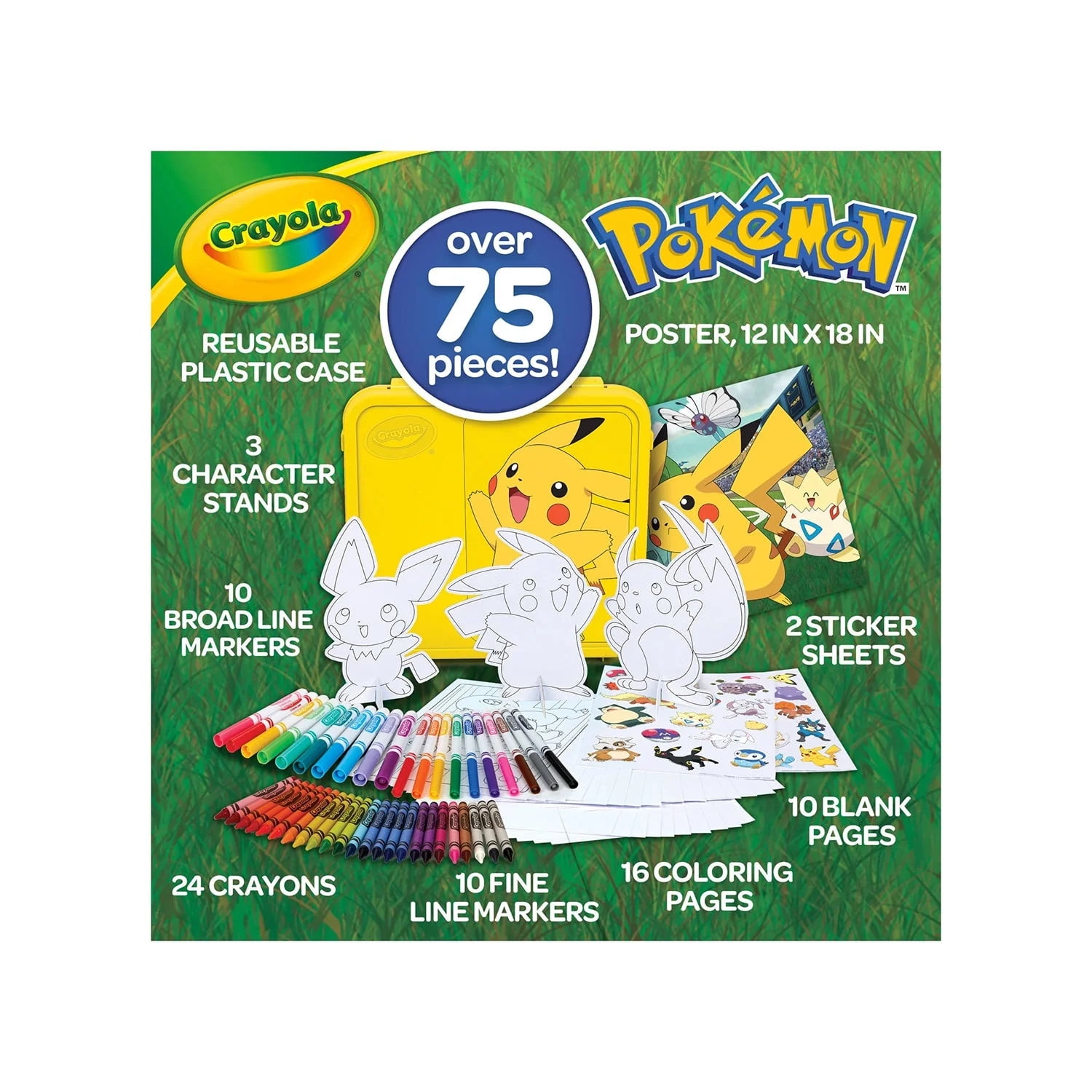 Crayola Pokemon Art Case
