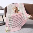 thumbnail image 4 of Custom Memorial Blanket with Photos for Loss of Mom Dad Son Daughter Customized Memory Gift of Departed Loved Ones Blankets, 4 of 5
