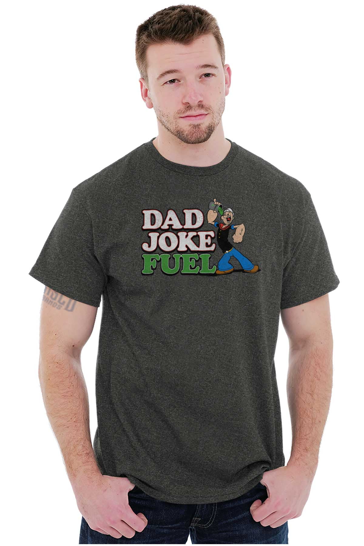 Popeye Dad Jokes Funny Father Cartoon Men's Graphic T Shirt Tees Brisco ...