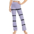 thumbnail image 1 of Odeerbi 2-13 Años Niñas Pantalones de Yoga de Pierna Ancha Pantalones de Entrenamiento A Rayas Baile Pantalones Deportivos Elasticidad Pantalones de Pierna Recta, 1 of 9