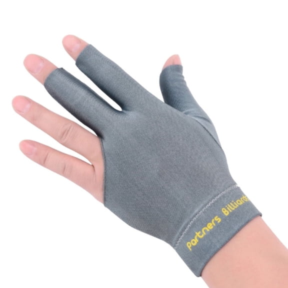 WINDLAND Pool Glove Left Right Hand 3 Fingers Breathable Billiard Glove for Snooker Sport