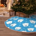thumbnail image 5 of KLL Christmas Tree Skirt,Party Decorations Farmhouse for Christmas Decorations Holiday Party 48" -Cute Polar Bear, 5 of 6