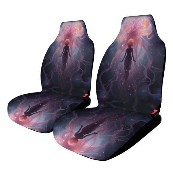 Octopus in The Mysterious Ocean Car Seat Covers,Universal Auto Front Seats Protector Fits for Car,SUV Sedan,Truck