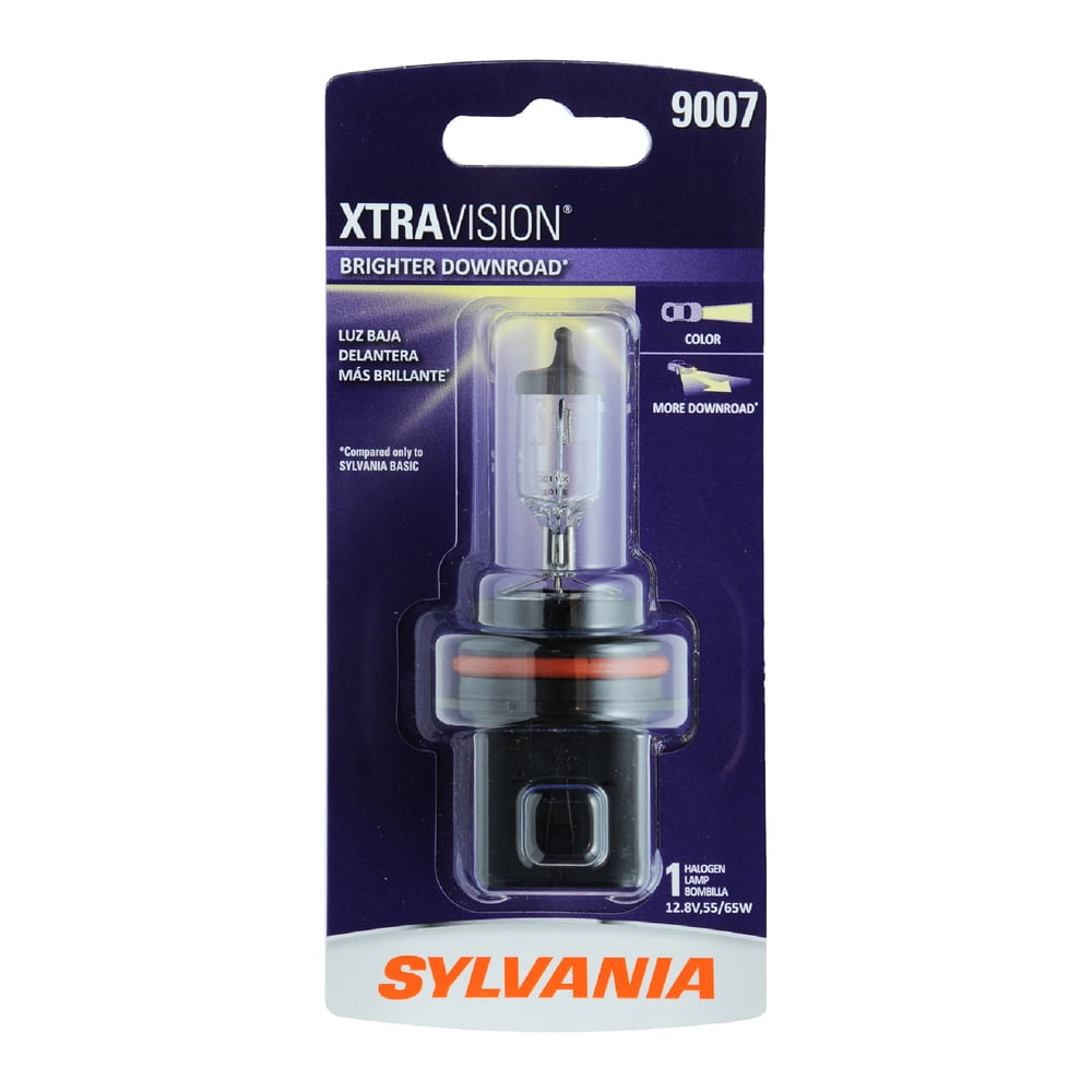 Sylvania 9007 XtraVision Halogen Headlight Bulb Pack Of 1 Walmart Walmart