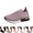 Pink, variant on Womens Sneakers Platform Fashion Slip On Walking Shoes Breathable Running Shoes Lightweight Casual Breathable Knit Mesh Low Top Gym Shoes Flat Non Slip Workout Shoes Play Sneakers Black
