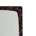 thumbnail image 3 of Ambesonne Feminine Fitted Sheet, Romantic Vintage Rose Art, Queen Size, Charcoal Grey Black Red, 3 of 3