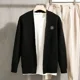 thumbnail image 3 of Cárdigan de punto para hombre, estilo coreano, suéter holgado para hombre, abrigos de alta calidad, ropa de calle de cachemira, top informal abierto, manga larga Y2k, 3 of 4