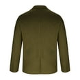 thumbnail image 4 of Men's Autumn & Winter Solid Color Coat - Lapel, One - Button, Pockets, for Special Occasions - Slim Fit, 4 of 4