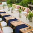 thumbnail image 3 of Solid Dark Blue Cloth Napkins, Minimalism Abstract Denim Texture Washable and Reusable Dinner Napkins Set of 8, Table Napkin for Kitchen Party Birthday Wedding Hotel Housewarming 20"x20", 3 of 8