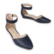 thumbnail image 2 of Zapatos DREAM PAIRS AMIGA Navy Flats con Cuña Baja y Correa al Tobillo, 2 of 8