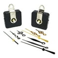 thumbnail image 2 of QccHieUs Clock Motor Movement Wall Clock Mechanism DIY Repair Parts Replacement with 3 Different Pairs of Hands, Shaft Length 0.5Inch/ 13 mm, Black Gold, 2 of 7