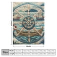 thumbnail image 4 of Orinice Vintage Boat and Wheel Warm Lightweight Blanket Soft Fleece Blankets for All Seasons - Multiple Sizes Available 50x60in, 4 of 6