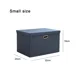 thumbnail image 2 of Caja de almacenamiento de tela de algodón y lino con tapa, caja de almacenamiento para ropa, 2 of 4