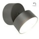 thumbnail image 1 of Lampara Sobreponer En Muro Gris 10w Luz Suave Cálida, 1 of 5