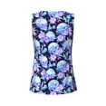 thumbnail image 5 of Lsque flower Skull star Printed Workout Tank Tops for Women, Athletic Sports Tank Tops, Compression Sleeveless Dry Fit Shirts,Sleeveless Yoga Shirt-XX-Large, 5 of 9