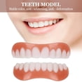 thumbnail image 3 of Wmool Snap On False Teeth Upper + Lower Dental Veneers Dentures Tooth Cover Set New~, 3 of 9