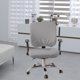 thumbnail image 5 of 2 fundas de asiento de oficina de poliéster lavables, protector de silla con cierre de seguridad. conjunto gris, 5 of 9