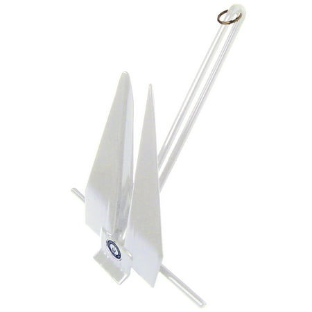 UPC: 0025552606043 | Greenfield 669-6-W – 6 lbs White Vinyl Coated Iron Slip Ring Fluke Anchor