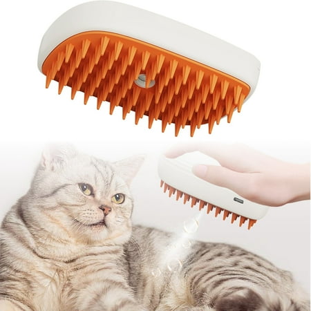 

Great Collectibles Carpet Pet Hair Remover Hair Spray Pet Comb Shower Steam Brush | USB Rechargeable Brush | Pet Grooming Accessories Pet Grooming Tools Keep Your Feline Friends Tidy And Comfortable
