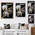 thumbnail image 4 of Designart "Elegant Petals Of White Orchids I" Orchids Floater Framed Wall Decor, 4 of 5