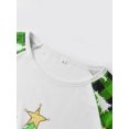 thumbnail image 5 of Family Christmas Matching Pajamas Set Christmas Tree Pattern Long Sleeve Tops Plaid Pants, 5 of 10