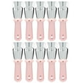 thumbnail image 1 of 10 Pcs Ice Remover Shovel Kitchen Multifunctional Stainless Steel Ice Scraper for RefrigeratorPink, 1 of 14