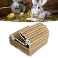 thumbnail image 3 of Wooden Rabbit Hideout, Breathable Rabbit House  Wood Natural Hanging  for Sleeping for Chinchilla, 3 of 7