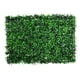thumbnail image 2 of Pared vegetal verde artificial - Panel de setos de boj de 40x60cm para decoración interior/exterior, césped artificial lavable para valla y fondo fotográfico, 2 of 4