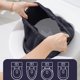 thumbnail image 5 of Asiento de inodoro acolchado lavable, uso invernal, con asa, calentado, Negro, 5 of 7