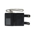 thumbnail image 3 of CTM  Leather American Flag Bifold Chain Wallet with Snap Closure (Men), 3 of 6
