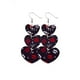 thumbnail image 2 of Pendientes Sonducket forma de hoja de labio Gota de oreja exagerado en forma de corazon, 2 of 6