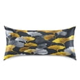 thumbnail image 2 of Satin Pillowcase Home Luxury Envelope Pillowcases Soft And Smooth Ginkgo Leaves, 2 of 6