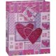 thumbnail image 1 of Unique Party - Bolsa de Regalo Diseño Corazones (Rosa), 1 of 2