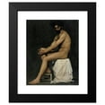 thumbnail image 2 of Albert Edelfelt 15x18 Black Modern Framed Museum Art Print Titled - Seated Man (1875), 2 of 5