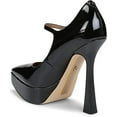 thumbnail image 5 of Sam Edelman Arie Black Patent Stiletto Heel Mary Jane Pointed Toe Fashion Pumps (Black Patent, 8), 5 of 6