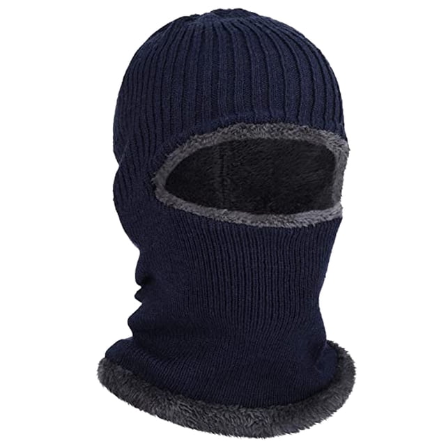 Harhinhe Máscara facial de punto de cara completa Máscara de esquí con forro polar de invierno para hombres y mujeres Favores de invierno