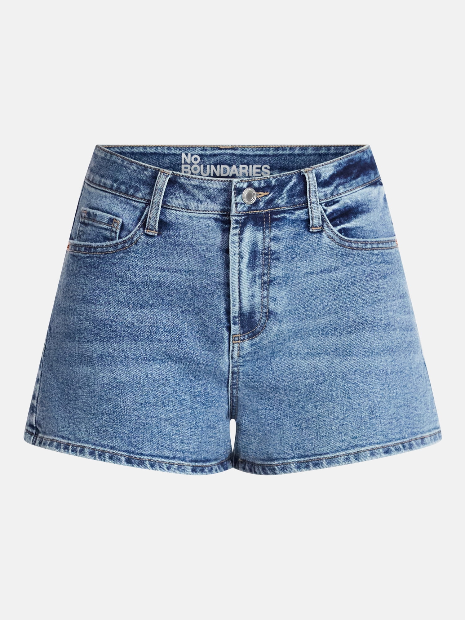 No Boundaries Denim Mom Shorts, 2.25" Inseam, Women's 00-20