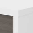 thumbnail image 4 of Echo L Shaped Bow Front Desk with Chair in White & Gray - Engineered Wood, 4 of 8