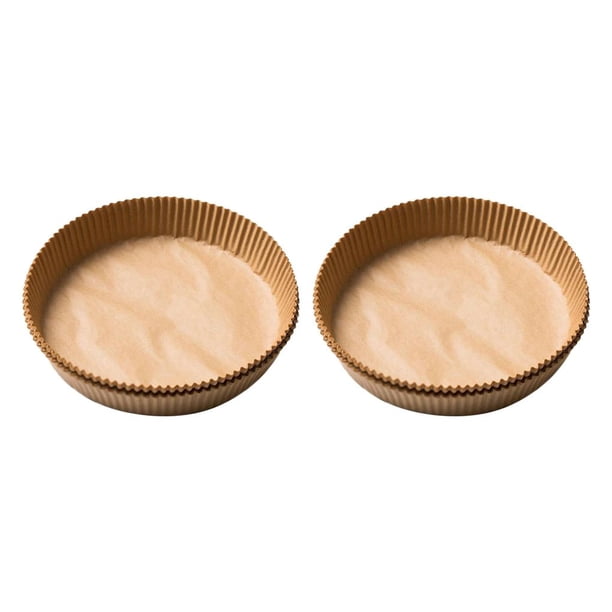 Inteprter 50 hojas de pergamino desechables impermeables para hornear horno de cocina marrón Type1