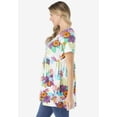 thumbnail image 3 of Woman Within Plus Size Short-Sleeve Empire Waist Tunic, 3 of 6