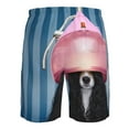 thumbnail image 6 of Naloa Dog in Hairdresser Men's Beach Shorts, Surfing shorts, Swim trunks, Quick Dry Swim Trunks for Surfing Beach Fun - X-Large, 6 of 9