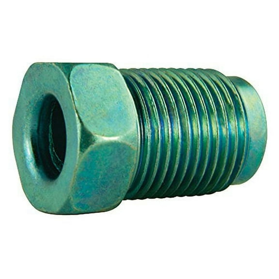 4LifetimeLines Steel Tube Nuts Bubble Flare 6mm Line Metric M12 x 1.0 Thread 10 Pack