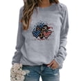 thumbnail image 1 of Sexy Dance Sudaderas sueltas para mujer de manga larga con cuello redondo Jersey casual liso Tops camisa, 1 of 2